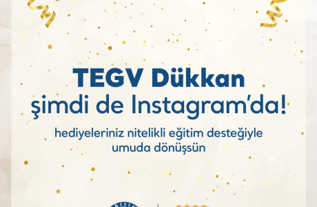 TEGV Dükkan, Instagram’da Sizleri Bekliyor! içerik görseli.